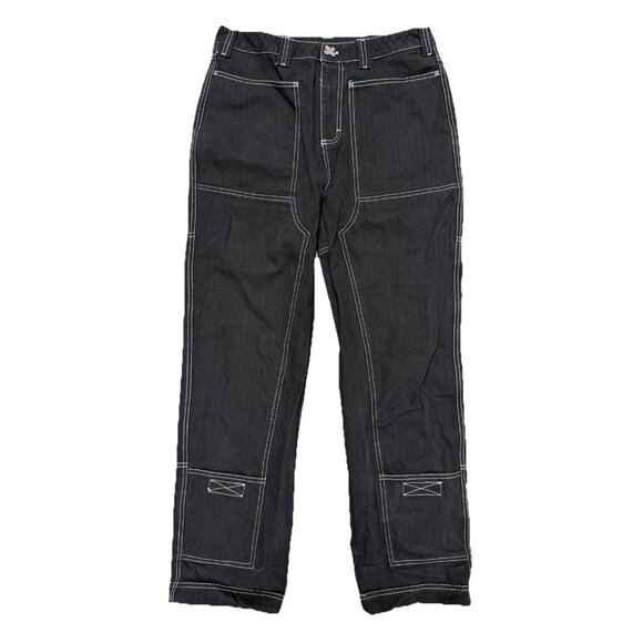 Liquid Lagoon Skater Pants Black Streetwear Skate Emo Goth Grunge 30/32 (31x29) - Picture 1 of 13